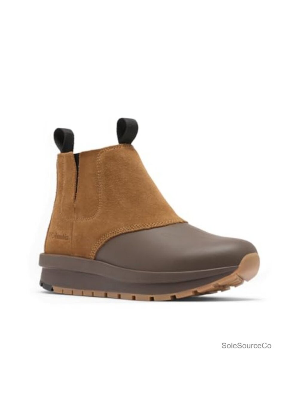 Columbia Women's Waterproof Duck Chelsea Snow Boots Techlite Omni-Grip Pull-On